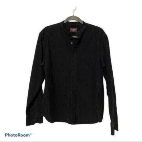 UNTUCKit Other - UNTUCKit Mens Black Button Down Shirt 100% Cotton Size Large